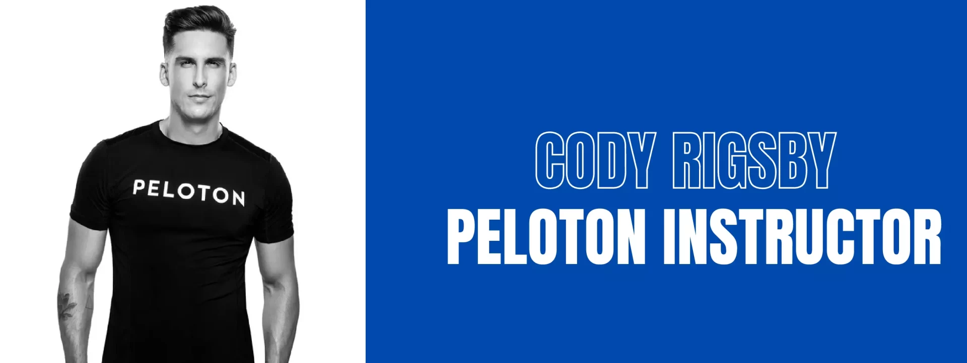 Cody Rigsby Peloton Instructor