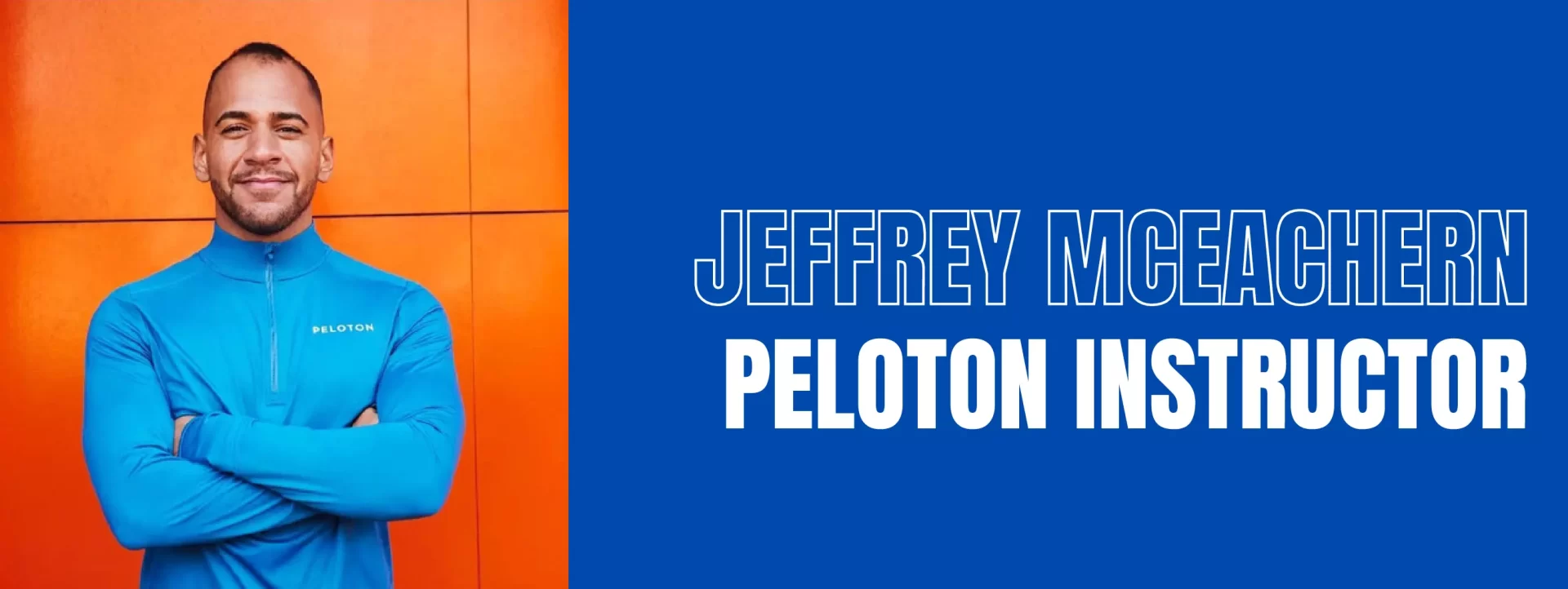 Jeffrey McEachern Peloton Instructor