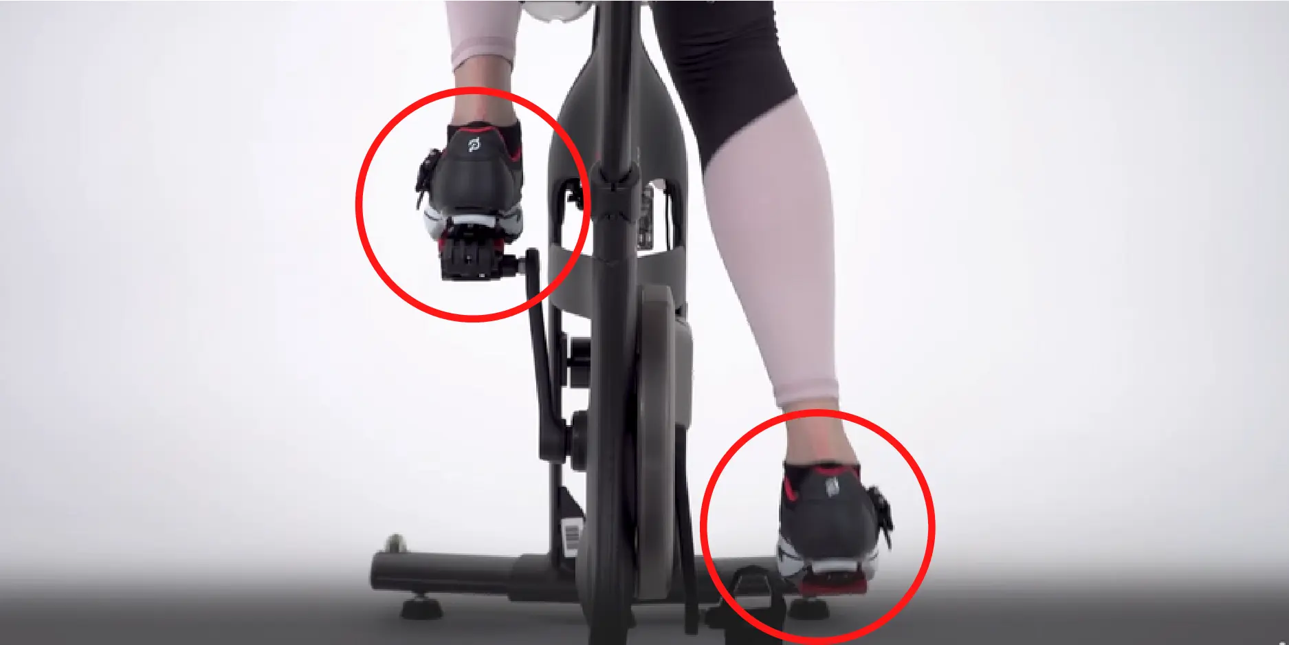 Clipping Procedure For Shoes And Peloton Bike