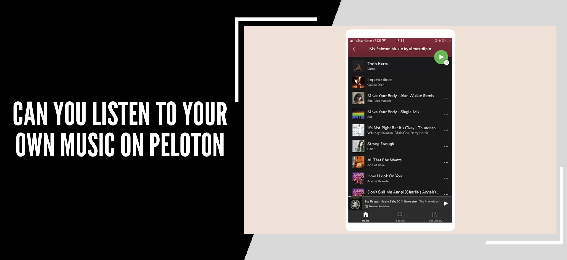 Can You Listen To Your Own Music On Peloton