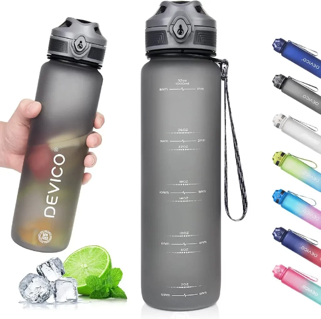DEVICE Water Bottle With The Time Marker