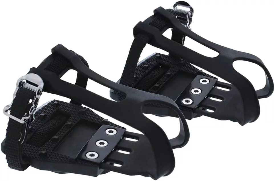 BV Bike Shimano Pedals With Toe Clips