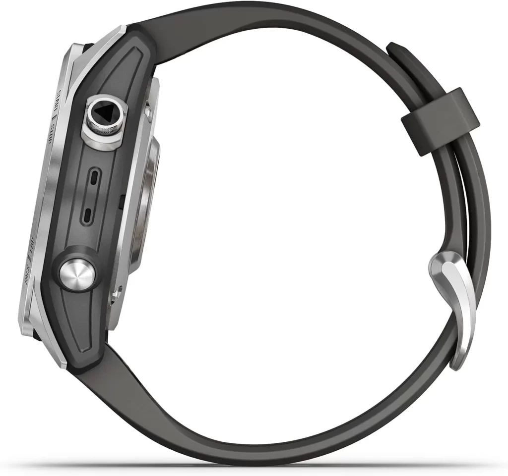 Garmin fēnix 7S Multisport GPS Watch, Stainless Steel with Graphite Band