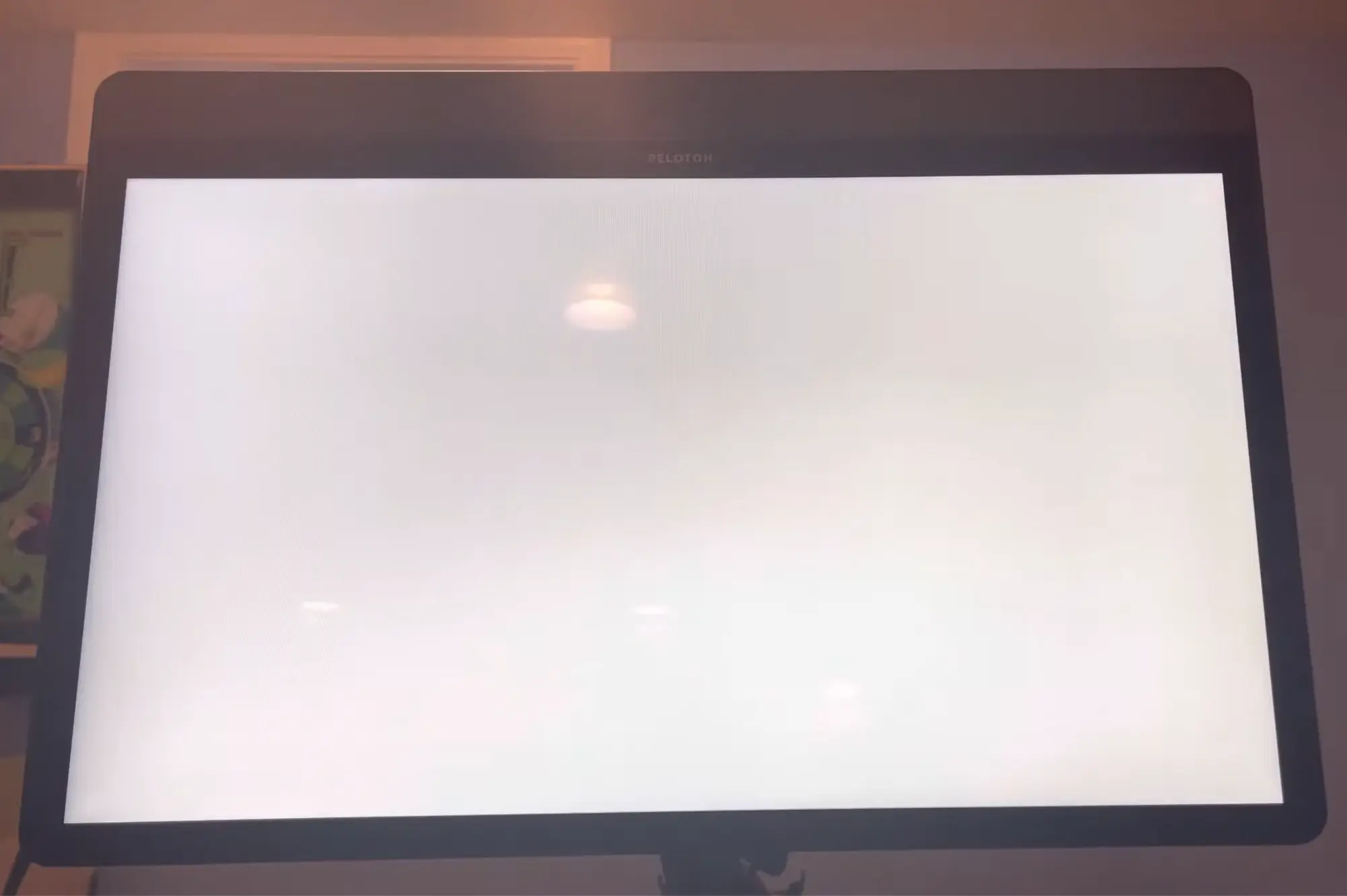 How Do I Fix The White Screen That Keeps Flashing on The Peloton